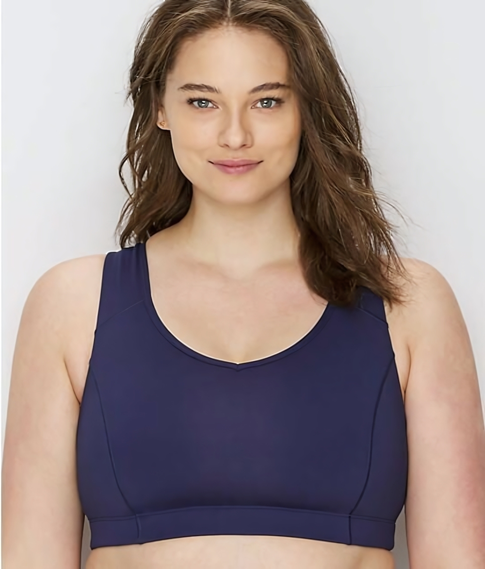 Спортивный бюстгальтер The Absolute Strappy Plus Sports Bra (Размер: XL) (Цвет: темно-синий)