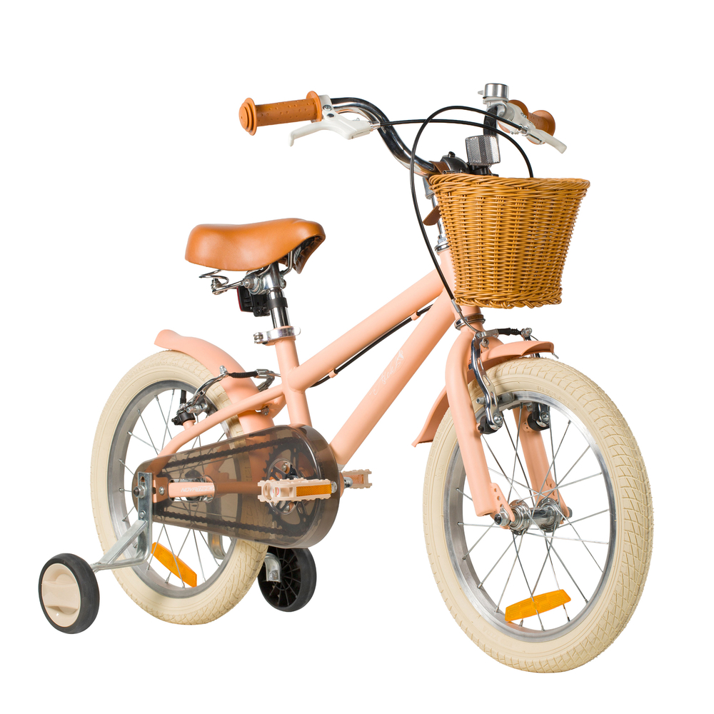Велосипед 16" NOVATRACK ADELE сталь, персиковый