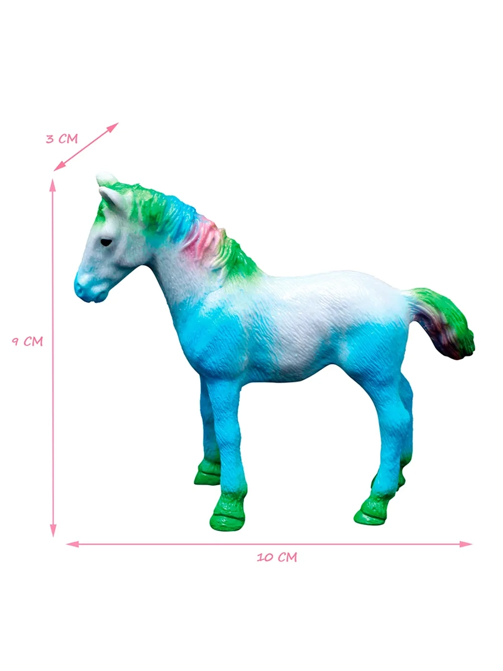 Набор фигурок животных Мир фэнтези Семья голубых единорогов 2 шт