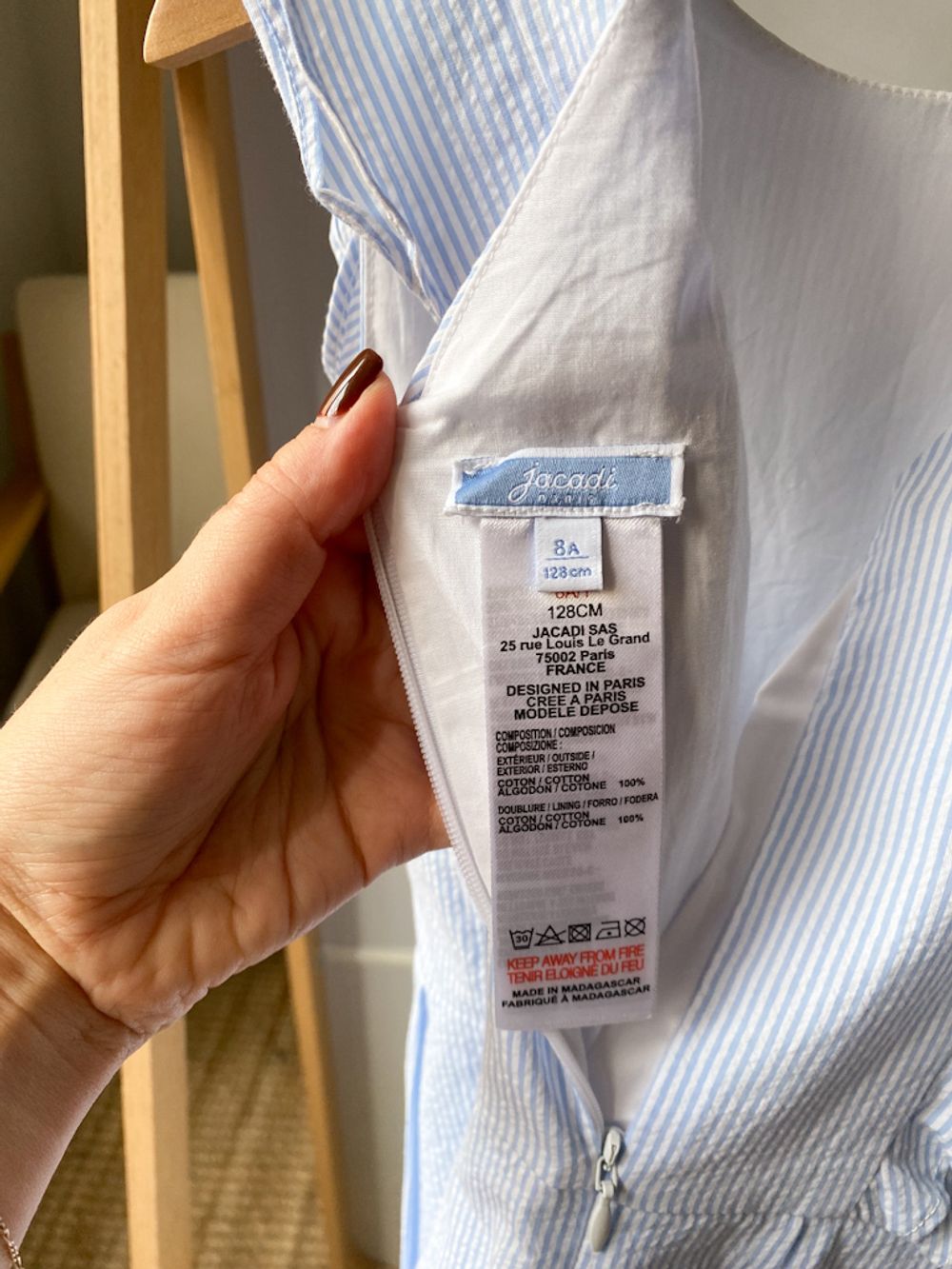 Хлопковое платье Jacadi, 128