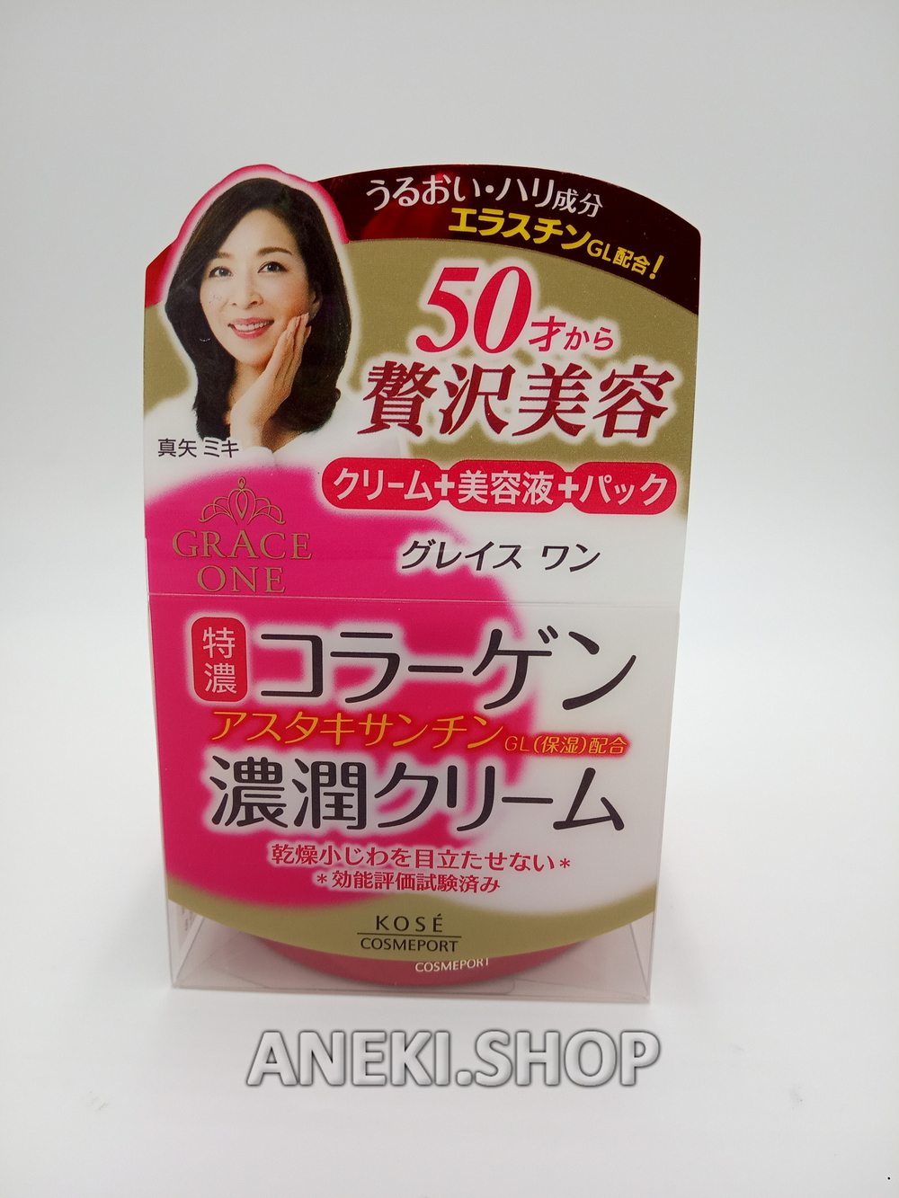 Крем для лица питательный с астаксантином для зрелой кожи 100 г Kose Grace One Perfect Cream