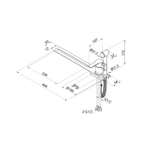 Смеситель с гигиеническим душем 35к Milardo 001BL00M08 "Tidy" установка на унитаз, ЧЕРНЫЙ матовый