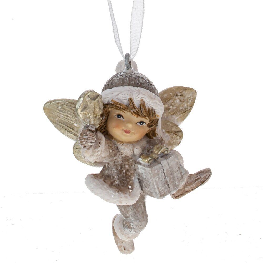 GAEM Фигурка декоративная подвесная "Ангелок", L5 W4 H6,5 см, 3в.