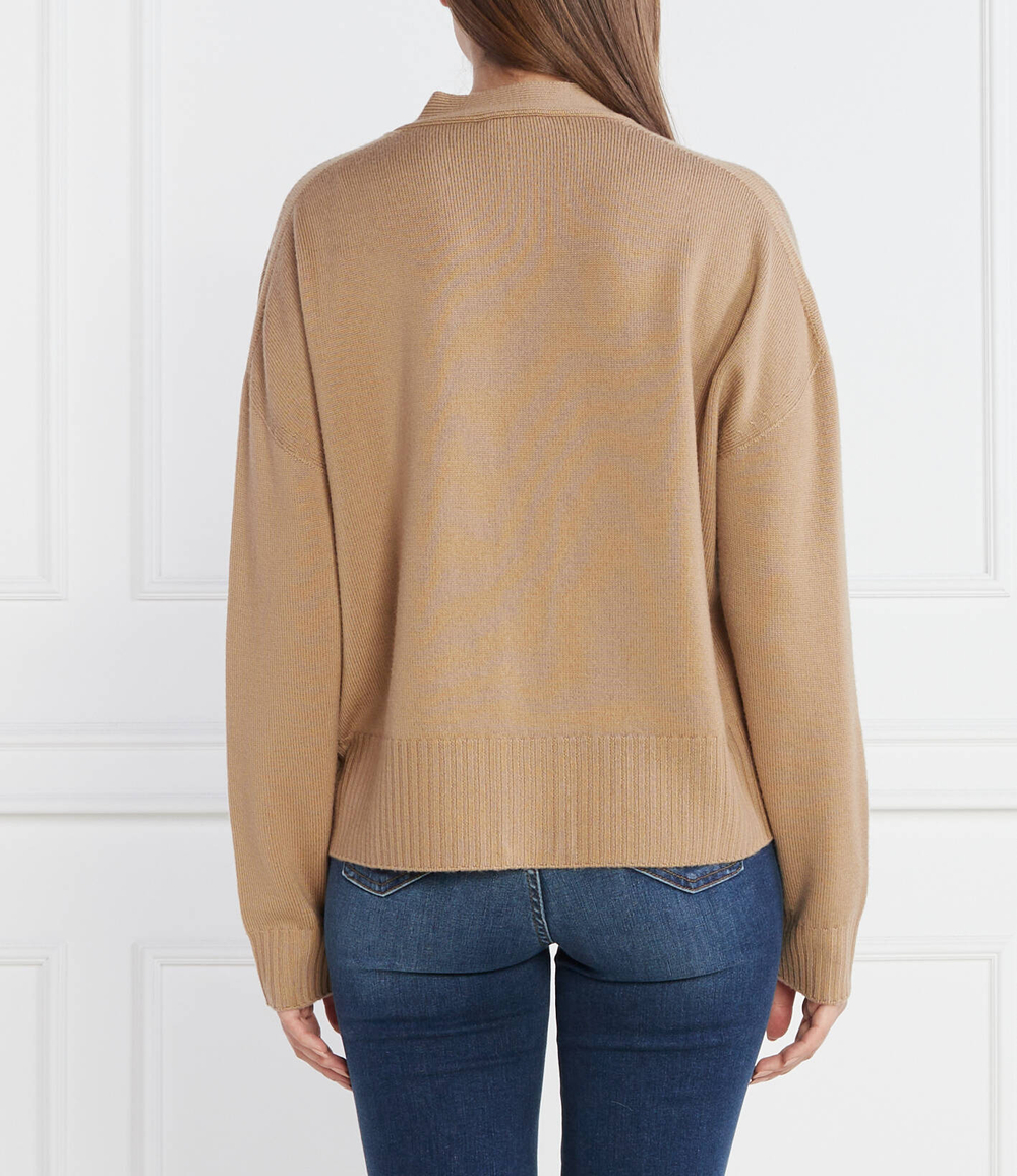 Хлопковый кардиган Liu Jo - коричневый(MF3018 MA09O)