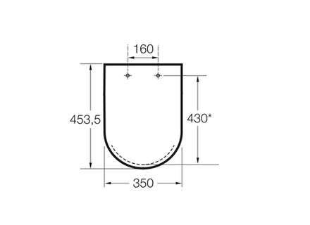 Сиденье для унитаза Roca The Gap с микролифтом, белое/хром 801472004
