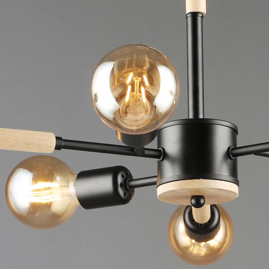 99960-0.3-06 BK+WOOD светильник потолочный