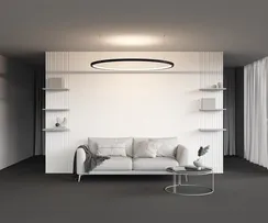 Радиусный профиль 35x35 D1500мм внутренний 1/4 круга черный Led Strip alm-3535r-b-in-90°-1.5m