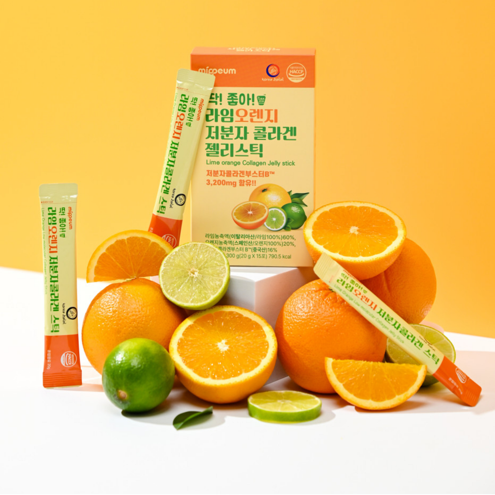 Mippeum Dak Joa Lime Orange Collagen Jelly Stick 15шт