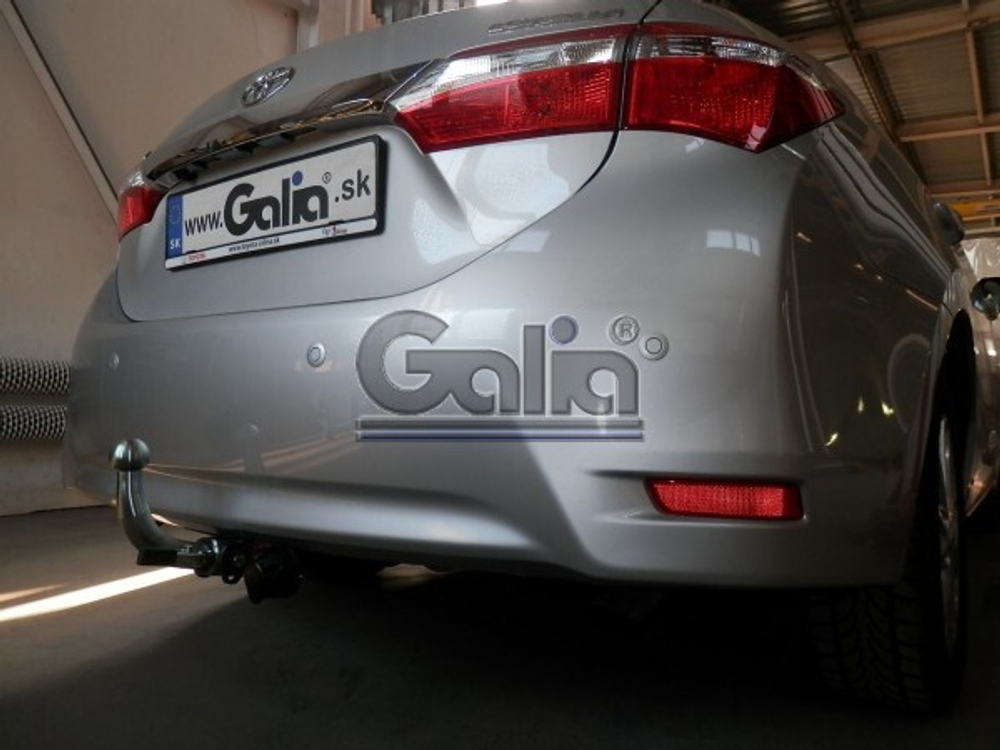 Фаркоп оцинкованный Galia T064A для Toyota Corolla седан 2013-2019(паспорт и сертификат в комплекте)(без электрики)