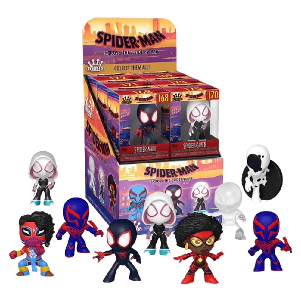 Рандомная Фигурка Funko Mini Vinyl Bobble Marvel Spider-Man ATSV