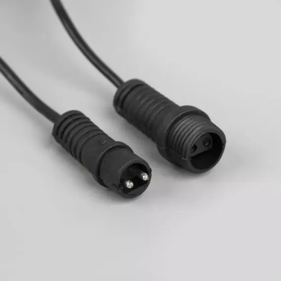 Гирлянда белт-лайт Лампочки 5 м., IP44, УМС, тёмная нить, 10 LED, свечение теплое белое, 220 В., Luazon Lighting (7989826)