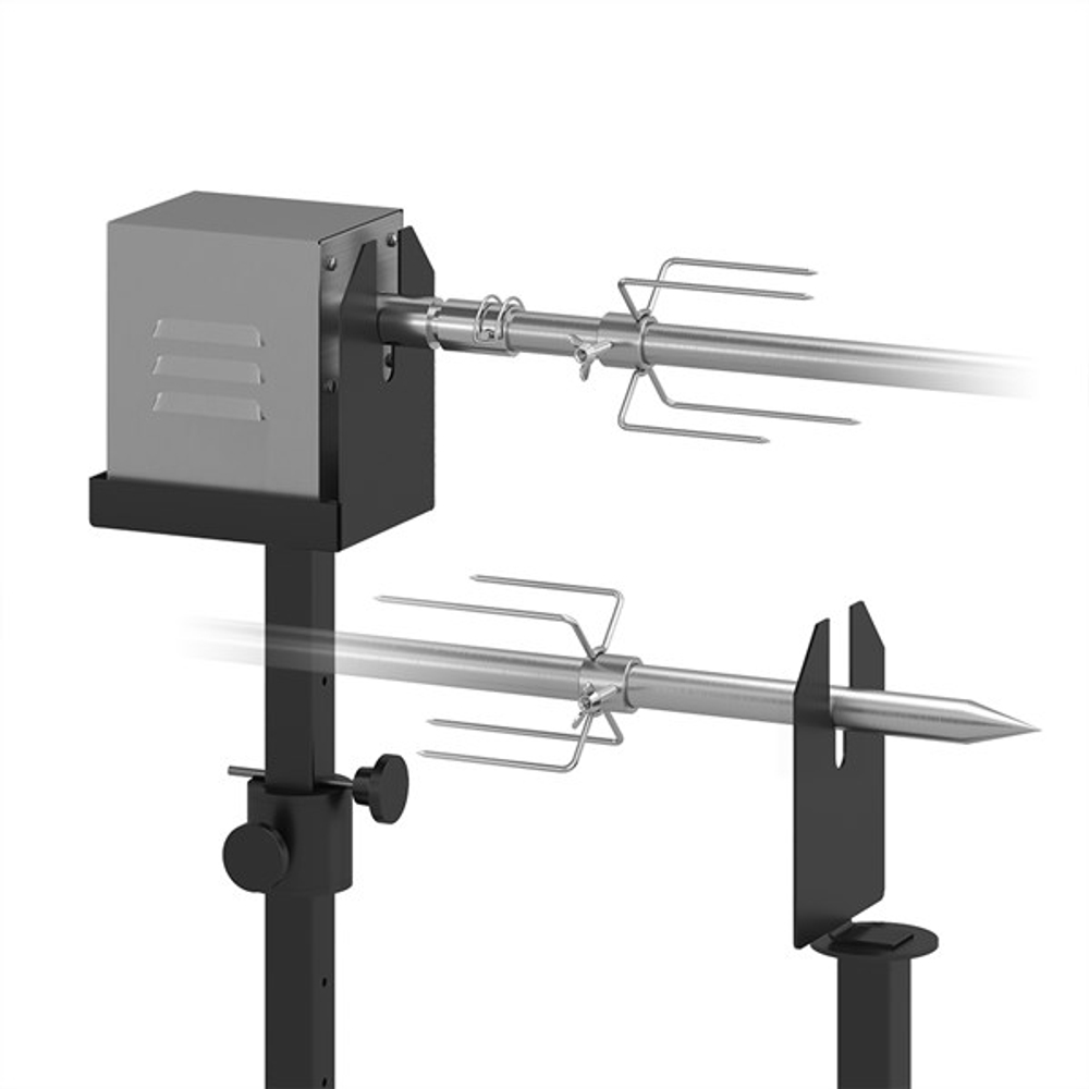Чугунная Костровая чаша "Фантастик" Ø 700 Люкс + Электровертел