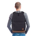 Рюкзак BRAUBERG универсальный, сити-формат, "Black Melange", с защитой от влаги, 43х30х17 см, 228841