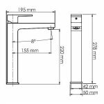 Смеситель для раковины WasserKRAFT Abens 2003H