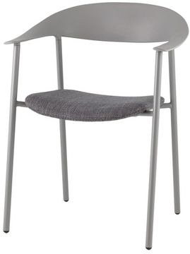 Стул Form с подушкой пластик серый