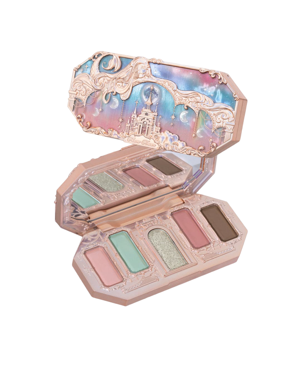 Flower Knows Moonlight Mermaid Five-Color Jewelry Eyeshadow Palette - 03 Ocean Siren