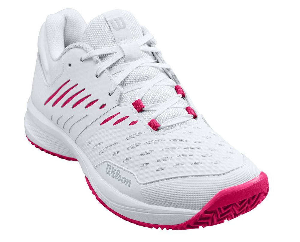 Женские Кроссовки теннисные Wilson Kaos Comp 3.0 W - white/white/love potion