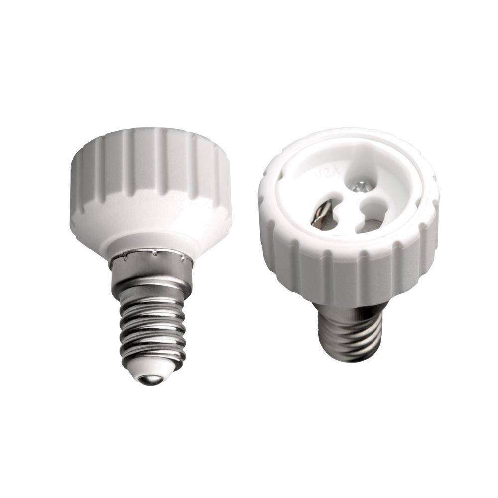 LH14-GU10L Переходник с цоколя Е14 на GU10. Материал корпуса PBT