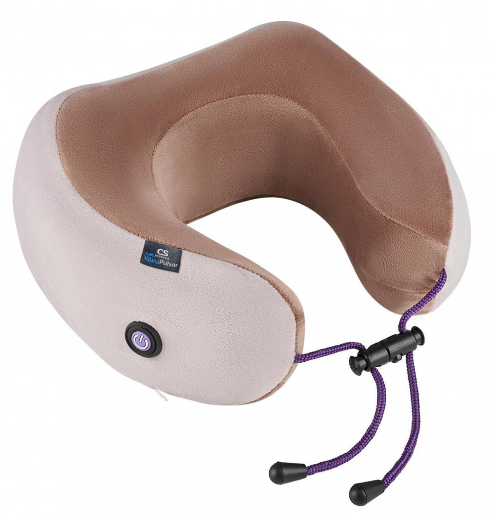 Подушка массажная вибрационная беспроводная для шеи CS Medica VibraPulsar CS-CV4 Relax