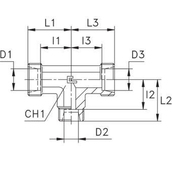 Соединение PRT DL12 10 10 (корпус)