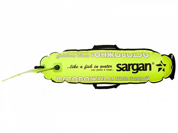 Буй Sargan Гладыш маркерно-трансп. с грузовым карманом желтый