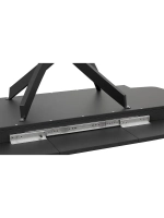 Стол кухонный Черный муар мрамор 134(173)х90х75 см