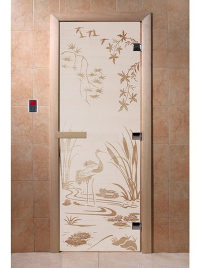 Дверь "Камышовый рай сатин"