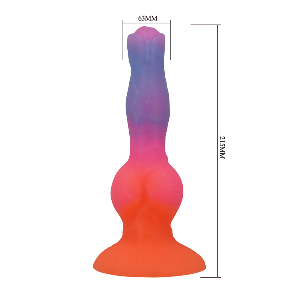 Фантазийный фаллоимитатор 21,5см Мифический монстр-геркулес на присоске Pretty Love Power Monsters Hercules Fantasy Tentacle Dildo BW-008153