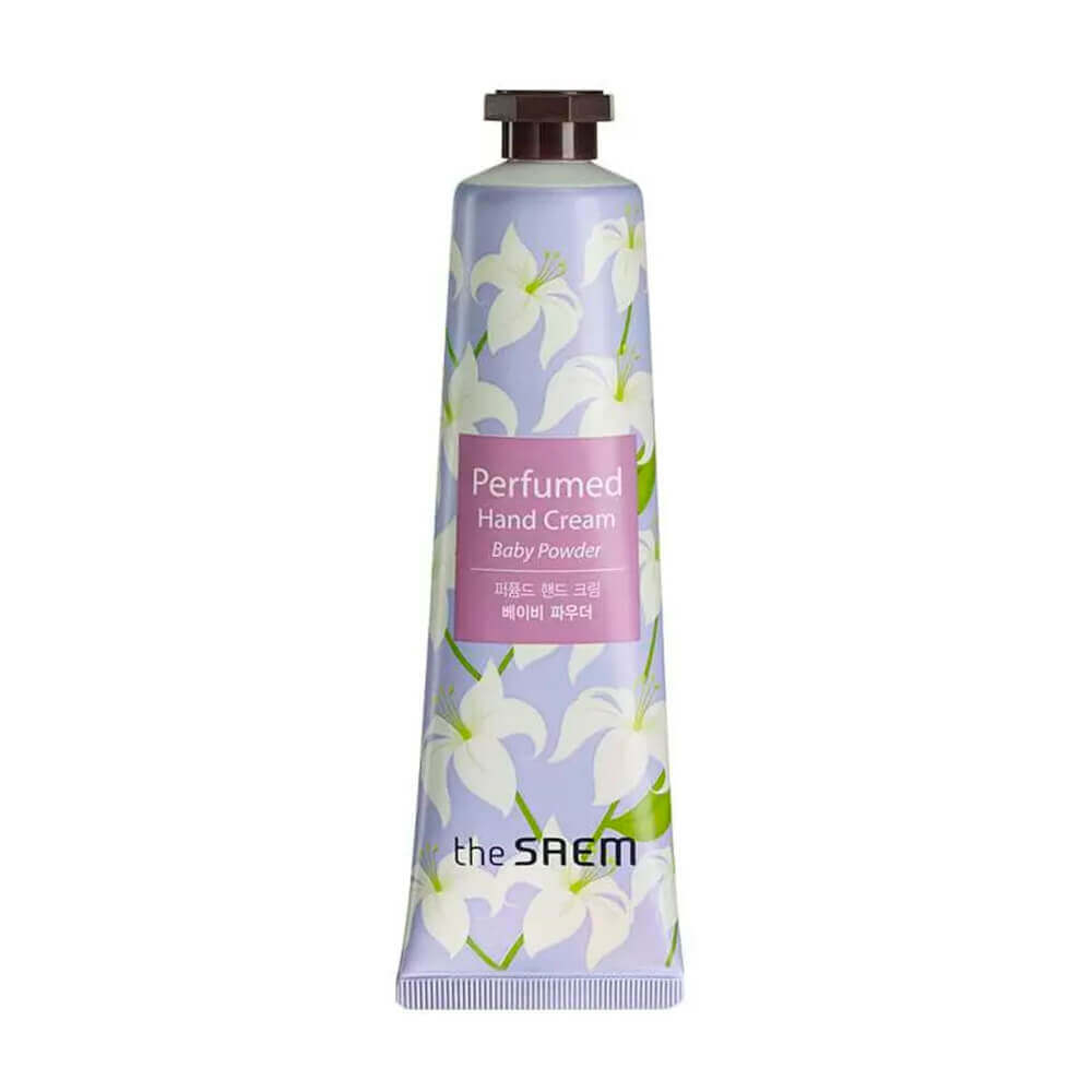 Крем для рук парфюмированый с ароматом пудры The Saem Perfumed Hand Cream Baby Powder,30 мл