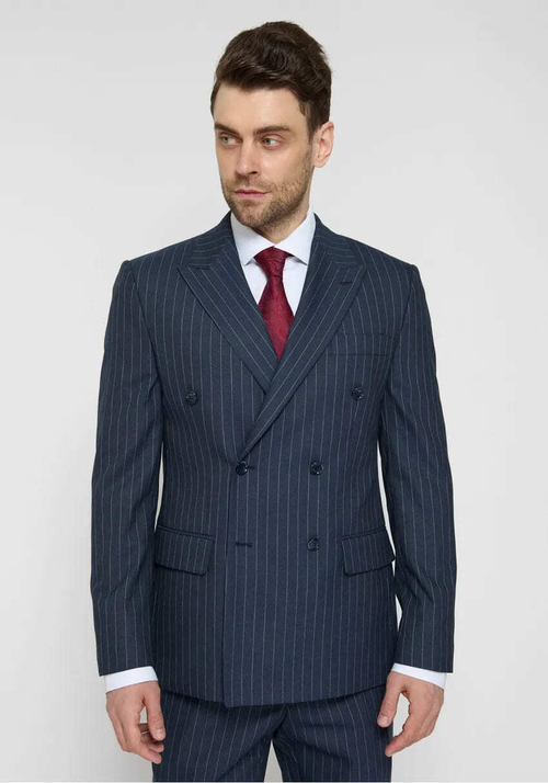 Мужской классический костюм (синий) Б25