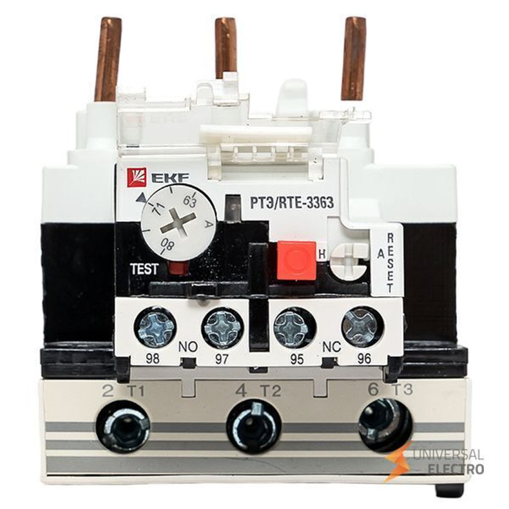 Реле тепловое РТЭ-3363 63-80А EKF PROxima