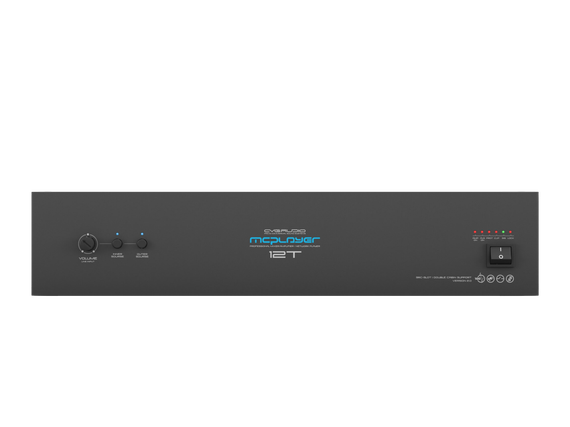 CVGAUDIO MCplayer 12T/RP профессиональный микшер-усилитель, мощность 120W/100V