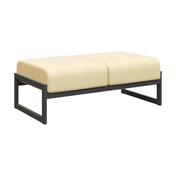 Module Банкетка двухместная MD.B2 Oregon 11/Металл Черный 1255*700*460