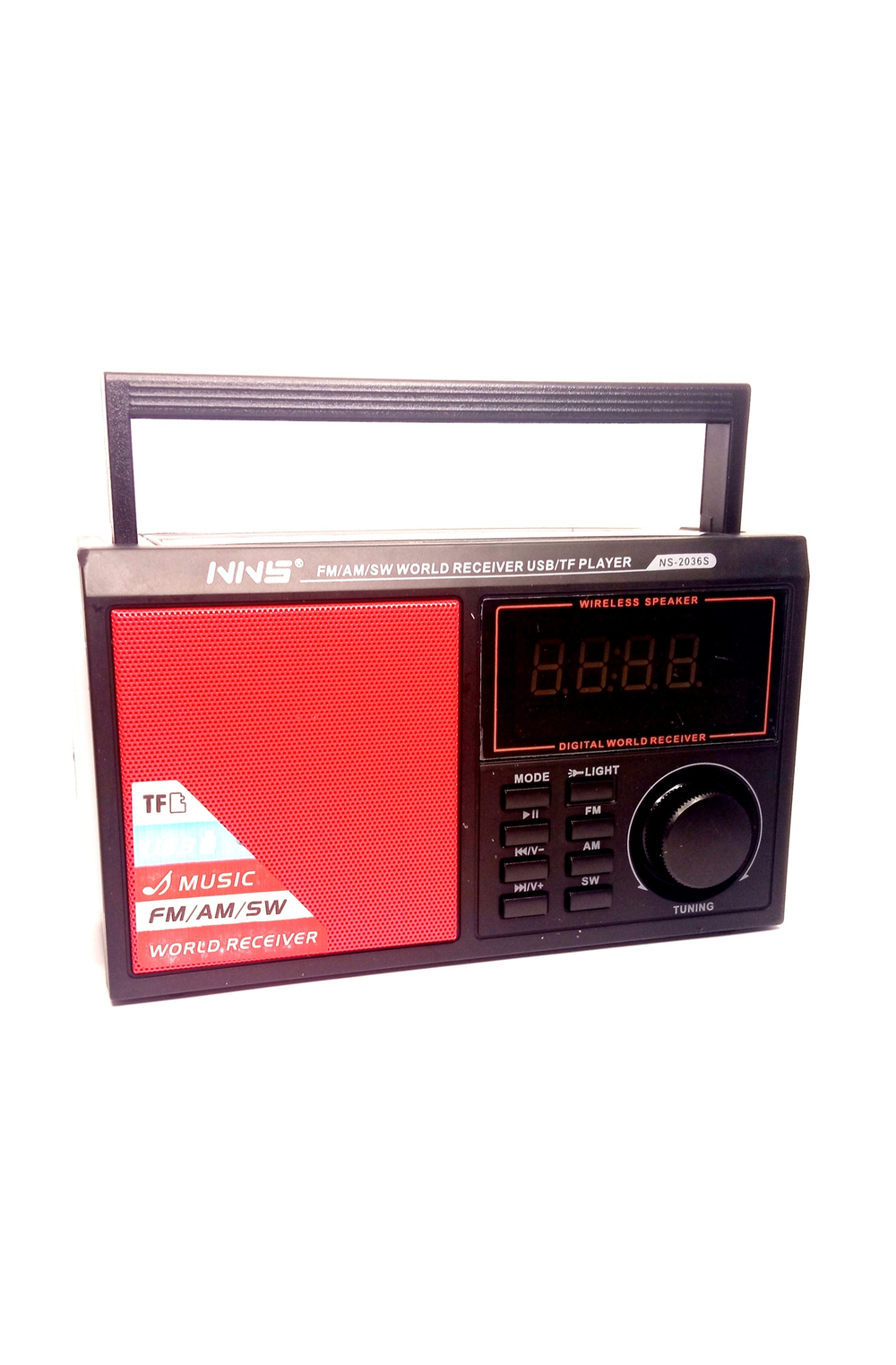 Радиоприемник NNS NS-2036S +MP3 USB/TFплеер Solar панель