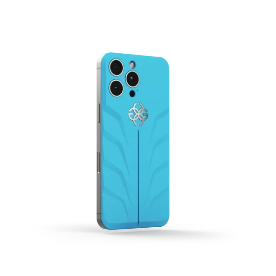 Чехол для iPhone на магните - RSR16 - CURACAO BLUE