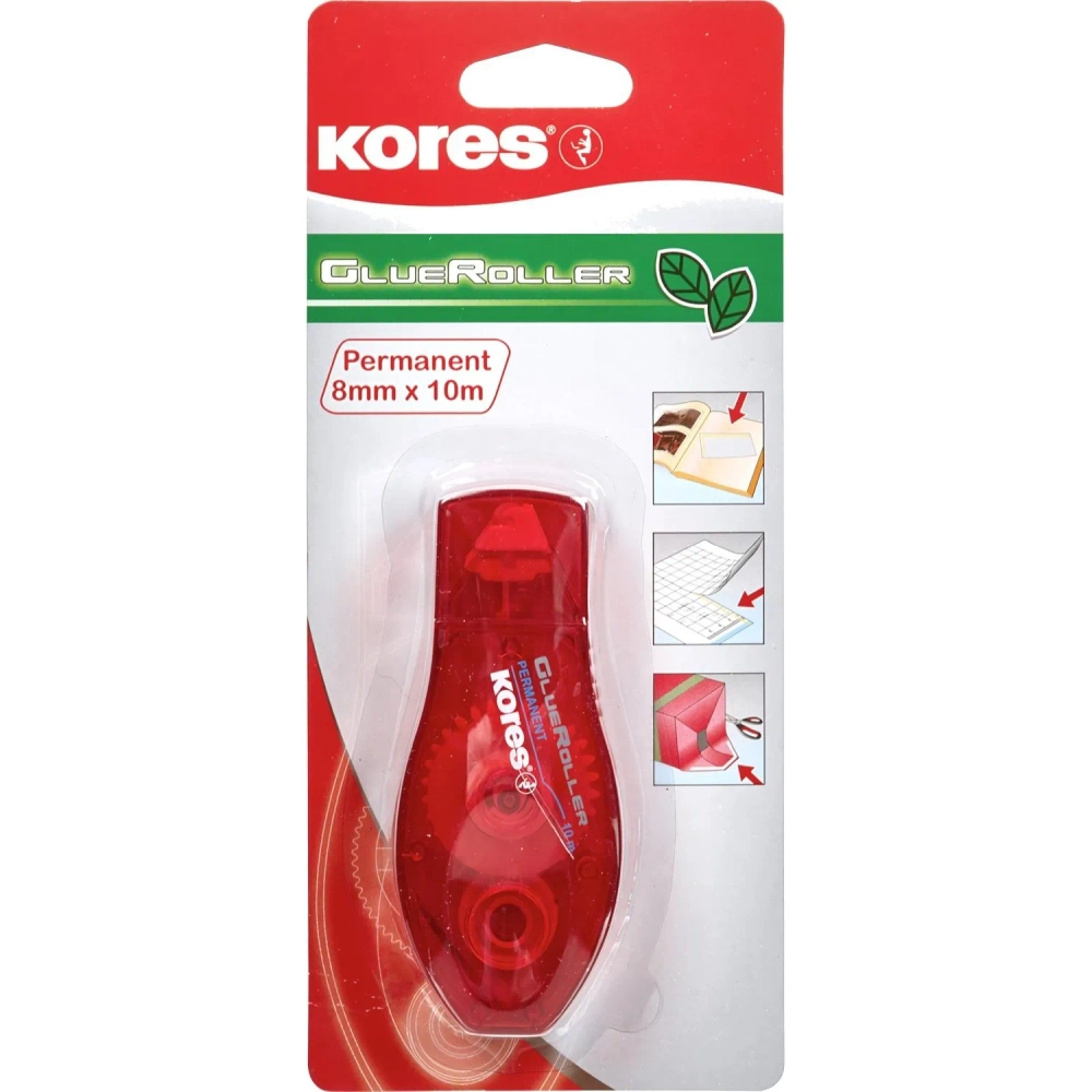 Клей ленточный Kores красный 8 мм х 10 м