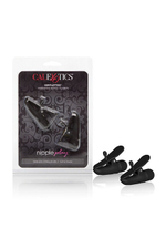 Зажимы на соски Nipple Play Nipplettes Black с вибрацией (Цвет: черный)