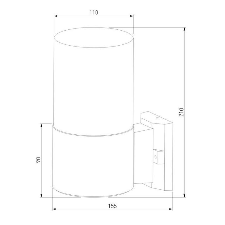 Уличный настенный светильник Elektrostandard Roil 35125/U a055630
