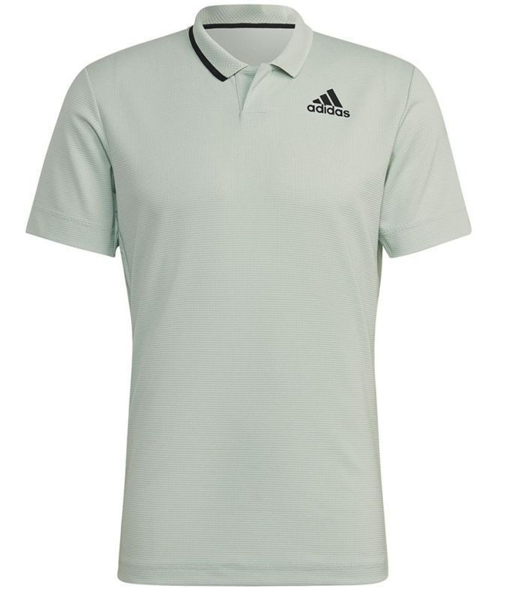 Мужское теннисное поло Adidas US Series Polo - зеленый
