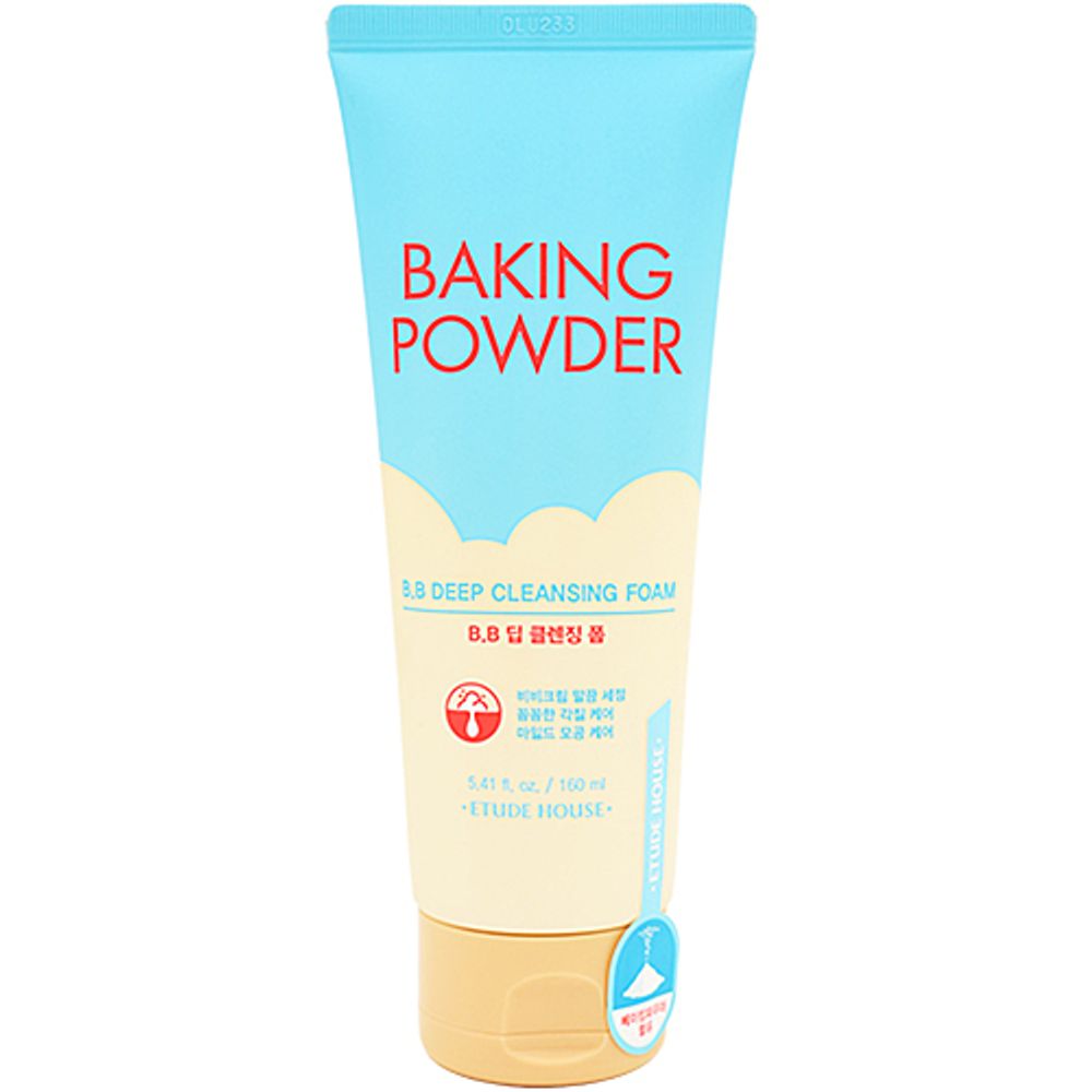 Пенка для умывания и глубокой очистки Etude Baking powder BB deep cleansing foam, 160мл