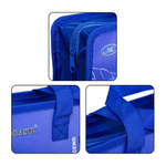 Папка школьная на молнии Basir, формат А4, сумка, серия "Футбол", с тканевыми ручками и с тканевой окантовкой, 33,5*26,5