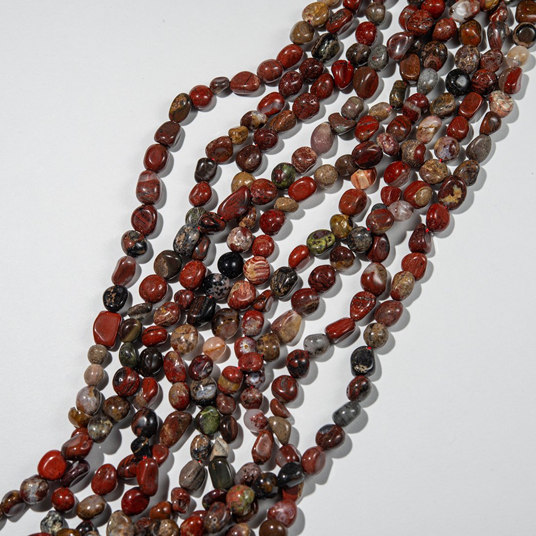 Яшма "Пикассо" натуральная, фриформ, 6-10мм