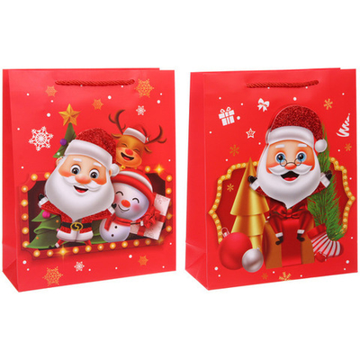 Пакет подарочный «Сказочный Дедушка» 26*32*10 см