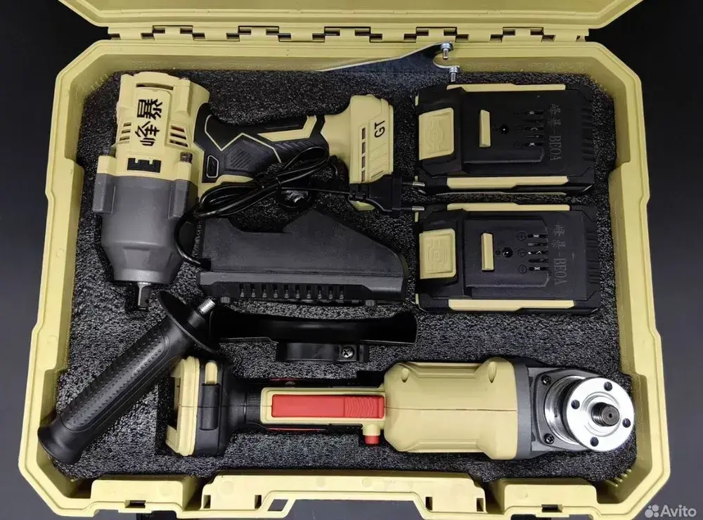 Набор инструмента FengBao 2 в 1 ( Гайковерт 1200/УШМ 5230)