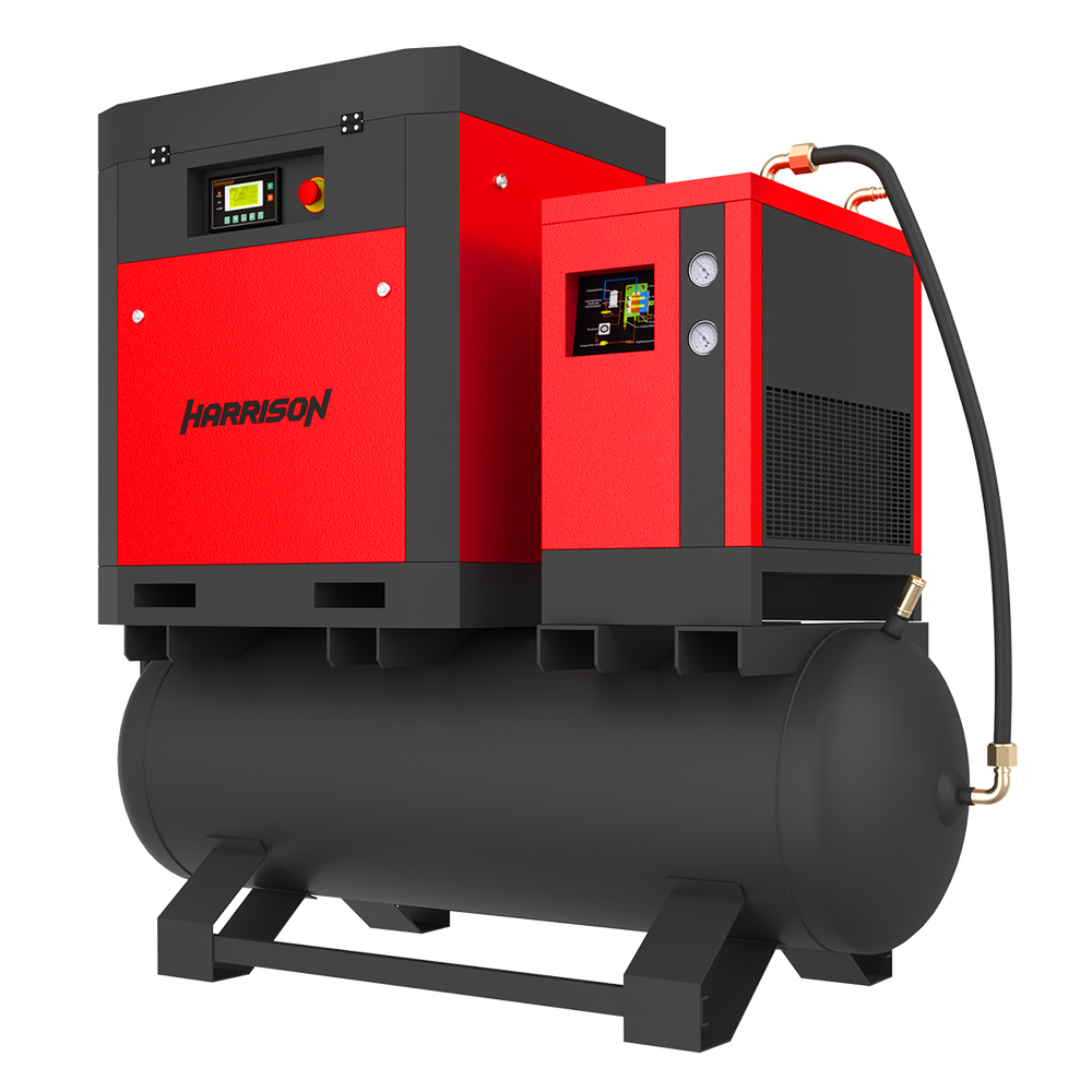 HRS-943200TD5 Винтовой компрессор с ресивером и осушителем Harrison: 3200 л/мин; 10 бар; 22 кВт