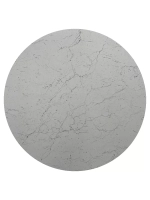 Обеденный стол "Мрамор Марквина белый" круглый
