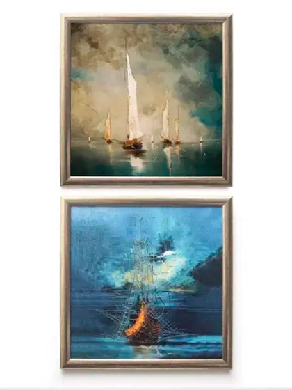 Картины на стену интерьерные на холсте 2 шт