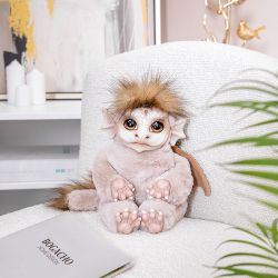 Игрушка мягкая Дракон Бэби Мистик Светло-коричневый