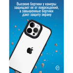 Чехол прозрачный с цветной рамкой iPhone 11 Pro, 013141 Красный