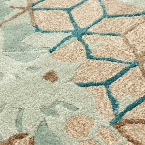 Ковер Light Turquoise 180х270 см, вискоза, шерсть, хлопок
